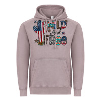 Vintage Zinc wild and free Vintage Hoodie - CowhideDigitalArt