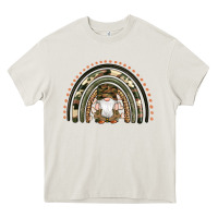 Cream camouflage gnomes rainbow Heavy Core Tee - Artiststas