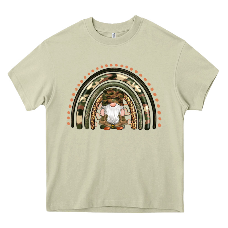 Camouflage Gnomes Rainbow Heavy Core Tee by Artiststas | Teevron