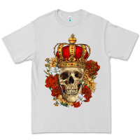 Dove Grey Skull King Premium Tee - RanaPortraitStore