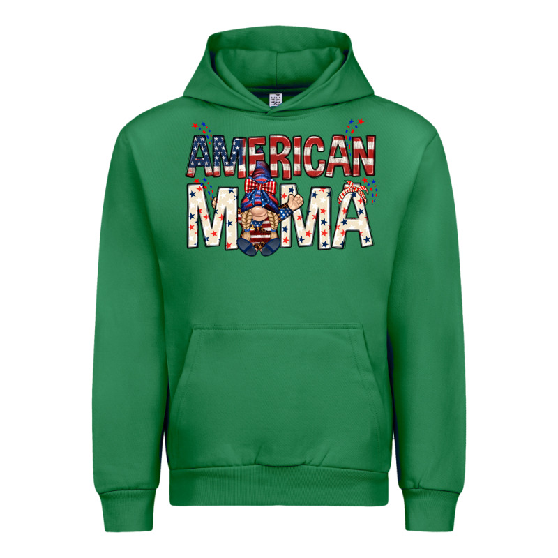 American Mama With Gnome Mother's Day Urban Hoodie by HowdyJamesFarm | Teevron