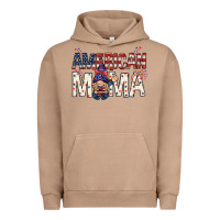 Pigment Burro American mama with gnome Mother's Day Urban Hoodie - HowdyJamesFarm
