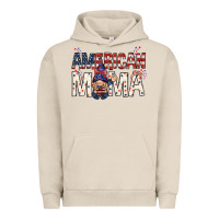 Pigment French Oak American mama with gnome Mother's Day Urban Hoodie - HowdyJamesFarm