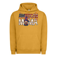 Pigment Peanut Butter American mama with gnome Mother's Day Urban Hoodie - HowdyJamesFarm