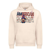 Sandshell American mama with gnome Mother's Day Urban Hoodie - HowdyJamesFarm