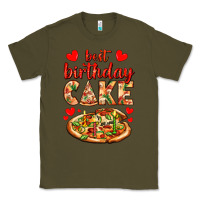 Army Green best birthday cake pizza Classic Tee - AdoDesignShop