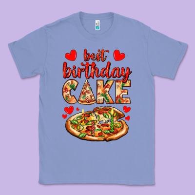 Best Birthday Cake Pizza Classic Tee Designed By Adodesignshop