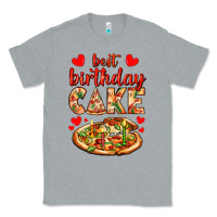 Heather Grey best birthday cake pizza Classic Tee - AdoDesignShop