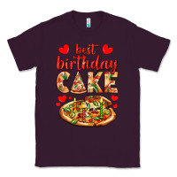 Plum best birthday cake pizza Classic Tee - AdoDesignShop