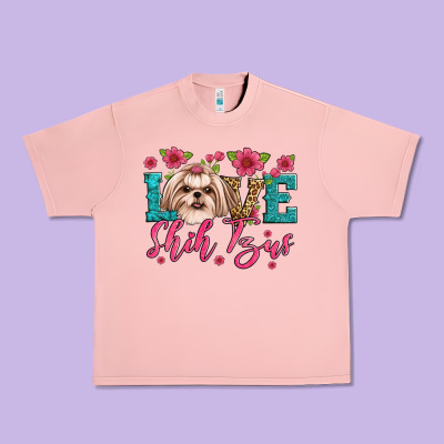 Love Shih Tzus Urban Heavy Tee Designed By Jahusdesignshop