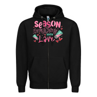 Black season everything with love Zipper Hoodie - MaliasSmallBusiness