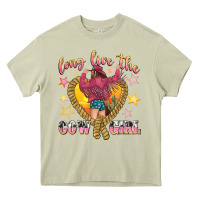 Mossy long live the cowgirl Heavy Core Tee - texasbilliewilder