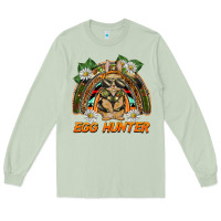 Matcha easter egg hunter  rabbit rainbow Long Sleeve Tee - BarkalooDesign