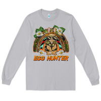 Moon Dust easter egg hunter  rabbit rainbow Long Sleeve Tee - BarkalooDesign