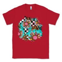 Red race sunflower patches Classic Tee - AdoDesignShop