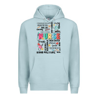Blue Mist nurse word Premium Hoodie - JahusDesignShop