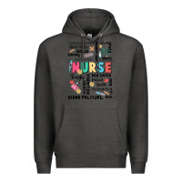 Charcoal Heather nurse word Premium Hoodie - JahusDesignShop