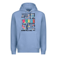 Colony Blue nurse word Premium Hoodie - JahusDesignShop