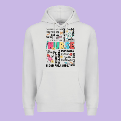 Nurse Word Premium Hoodie Designed By Jahusdesignshop