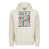 Oatmeal Heather nurse word Premium Hoodie - JahusDesignShop