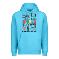 Ocean Blue nurse word Premium Hoodie - JahusDesignShop