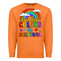 Carrot name vibrant positivity rainbow art Premium Sweatshirt - LillyAllenDesigns