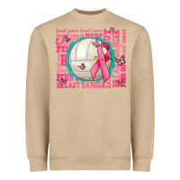 Mushroom pink out breast cancer volleyballs Heavyweight Sweatshirt - AdoDesignShop
