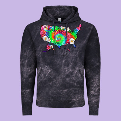 Lgbtq America Map Vintage Hoodie Designed By Hra Design Shop