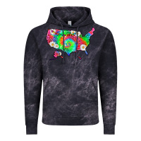Cloud Black lgbtq america map Vintage Hoodie - HRA Design Shop