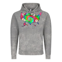 Cloud Rock lgbtq america map Vintage Hoodie - HRA Design Shop