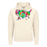 Vintage Artic lgbtq america map Vintage Hoodie - HRA Design Shop