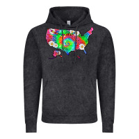 Vintage Black lgbtq america map Vintage Hoodie - HRA Design Shop