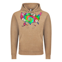 Vintage Coffee lgbtq america map Vintage Hoodie - HRA Design Shop