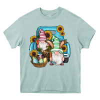 Arona Easter Gnomes Egg Sunflowers Truck Heavy Core Tee - RanaPortraitStore