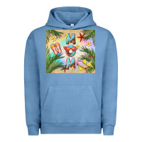 Pigment Pebble Blue summer mom Urban Hoodie - TumblerDesignByShophia