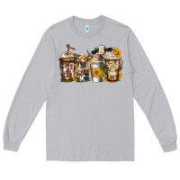Moon Dust cows coffee cups Long Sleeve Tee - Jasminsmagicworld
