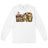 White cows coffee cups Long Sleeve Tee - Jasminsmagicworld