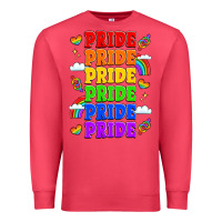 Cardinal rainbow pride celebration Premium Sweatshirt - LillyAllenDesigns