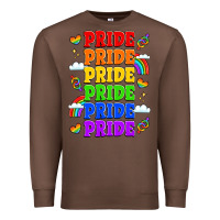 Chestnut rainbow pride celebration Premium Sweatshirt - LillyAllenDesigns