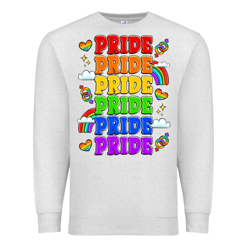 Rainbow Pride Celebration Premium Sweatshirt by LillyAllenDesigns | Teevron