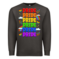 Smoke rainbow pride celebration Premium Sweatshirt - LillyAllenDesigns