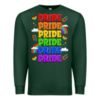 Sports Green rainbow pride celebration Premium Sweatshirt - LillyAllenDesigns