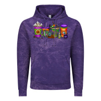 Cloud Purple Halloween Coffee Drink Vintage Hoodie - RacoonDesign
