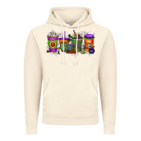 Vintage Artic Halloween Coffee Drink Vintage Hoodie - RacoonDesign