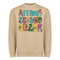 Mushroom team second grade Heavyweight Sweatshirt - JahusDesignShop