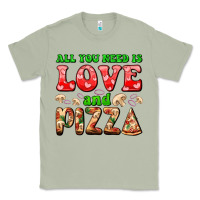 Matcha all you need is love and pizza Classic Tee - AdoDesignShop