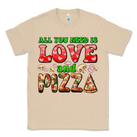 Mushroom all you need is love and pizza Classic Tee - AdoDesignShop