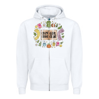 White cozy book girl club Zipper Hoodie - MaliasSmallBusiness