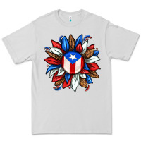 Dove Grey puerto rico sunflower Premium Tee - texasbilliewilder