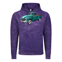 Cloud Purple western truck left 34 view Vintage Hoodie - FaDigitalArtStudio